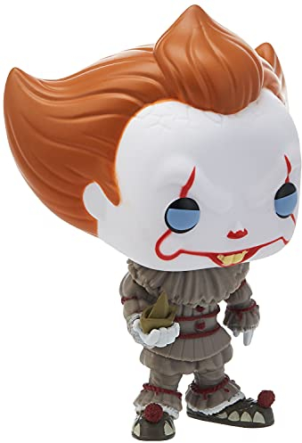 Funko Pop! Movies: IT - Pennywise mit Boat - IT 2017 - Vinyl-Sammelfigur - Geschenkidee - Offizielle Handelswaren - Spielzeug Für Kinder und Erwachsene - Movies Fans - Modellfigur Für Sammler
