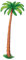Beistle S55137AZ2 Jointed Palm Trees, Paper, Green/Brown