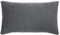 PAD - Elegance - Samt Kissen, Zierkissen, Kissenhülle - 35 x 60 cm - Farbe: Grau - ohne Füllung