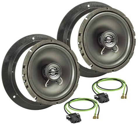 tomzz Audio 4034-008 TA16.5-Pro Lautsprecher Einbauset kompatibel mit Mercedes A (W169) ab 2004 B (T245) ab 2005 165mm Koaxial System