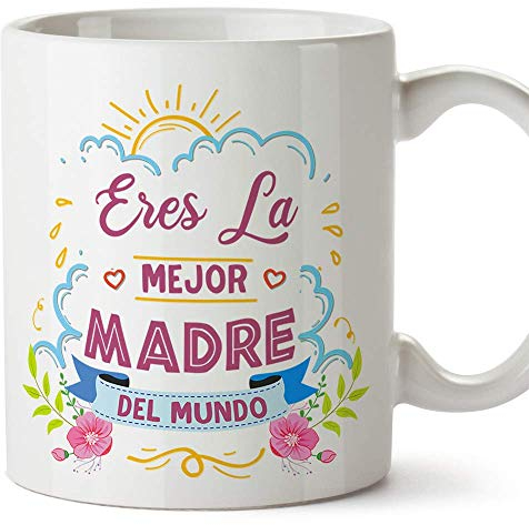 MUGFFINS Tazas para Mamá –Eres la mejor madre (Modelo 1) – Regalos para el día de la Madre/Desayunos originales