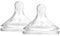 Dr. Brown's Options+ Wide-Neck Bottle Teat, Level 3 (6m+), 2 pack