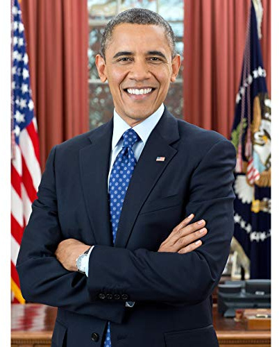 Artery8 Souza Portrait US-Präsident Barack Obama Ungerahmter großer Druck 46x61 cm