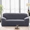 PETCUTE Sofabezüge Stretch Sofaschutz elastisch L-Form Sofa bezug ecksofa Sofabezug Sofaüberwürfe für L-Form Sofa Grau 2 Sitzer