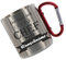 Crealuxe Edelstahltasse mit Karabiner - Der beste und coolste Chef heißt Wunschname - 330ml, Tasse personalisiert, Kaffeetasse, Bürotasse, Metalltasse mit Name