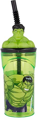 STOR 3D FIGURITE Tazza 360 ML Avengers Fumetto Eroi Hulk, Multicolore, 1 unità (Confezione da 1)