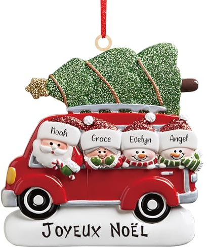 Christbaumschmuck Holz mit Foto und Text Christbaumkugeln Anhänger Ornamente Weihnachtsbaum zu Hause Und Büro Selber Gestalten (Type 3)