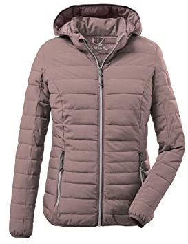 G.I.G.A. DX Damen Steppjacke/Casual Funktionsjacke in Daunenoptik mit abzippbarer Kapuze Uyaka, malve, 42, 28041-000