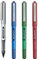 Uni-Ball UB-157D Tintenroller Stifte mit flüssiger Tinte, 0,7 mm, 4 Stück, Schwarz, Blau, Grün und Rot