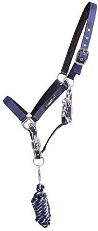 ARBO-INOX Halfter-Set mit Turnout Mehrfarbig Halfter mit Führstrick (Cob Vollblut, Estate)