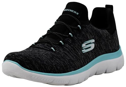 Skechers Summits Dazzling Haze, Zapatillas, Mujer, Negro, 35 EU
