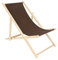 spec-wood Liege - Liegestuhl klappbar - Holzliegestuhl - RelaxLiege - Camping Stuhl - GartenLiege - wetterfest SonnenLiege - klappbar 119 cm x 58 cm Farbe Braun - Klappstuhl Holz