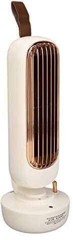 jerss Ventilador de Torre de Escritorio Portátil Estudiante USB Oficina Mini Enfriador Enfriador de Agua Aire Acondicionado Escritorio 3 Ventilador de Torre de Humidificación Blanco
