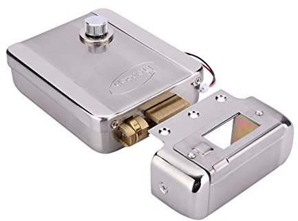 AANVII Videoportero con cámara de Alta definición, Cerradura de Puerta electrónica de Acero Inoxidable en casa for Video portátil Intercomunicador Audio Claro, Fácil de Instalar