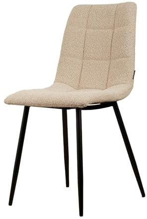 Usuals Elise Esszimmerstuhl - Beige - Boucle