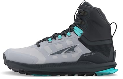 ALTRA Lone Peak 9 Waterproof Mid, Zapatillas Mujer, Black, 40.5 EU