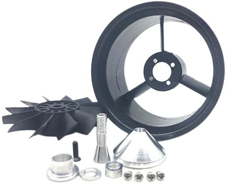 EHJRE Ducted Fan with RC Brushless Motor Upgrade Parts for RC Airplane Edf Plane