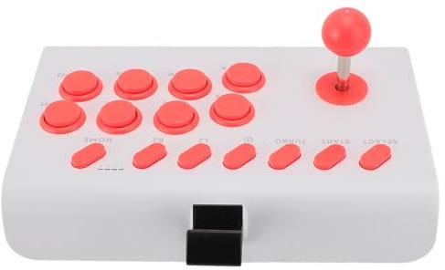 Joystick Fight Stick, Controller di Gioco di Combattimento Wireless Bluetooth con Programmazione Turbo Macro, Tastiera di Gioco di Combattimento per iOS, per Android, PC, per