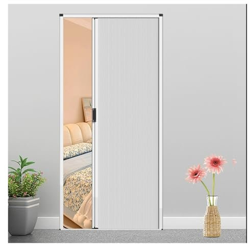 Puerta corredera plegable acordeon Interior Puertas de acordeón para entrada, diseño de panal, 78, 76, 72, 60, 50, 42, 40, 36 y 24 pulgadas, puerta de ducha retráctil con manija, divisor de ambientes