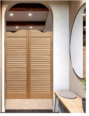 Porte battante de cabine de douche de salle de bain 28 32 36 40 pouces de hauteur, portes de garde-manger, de café, de salon, de cuisine, de bar, de pub, porte de séparation à double action,