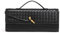 XVEPTKLQ Abendliche geflochtene Umhängetaschen für Damen, geflochtene Schultertasche, modische Umhängetasche, Schultertasche mit abnehmbarem Riemen. (Black)