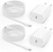 Cargador Carga Rapida para iPhone 15 16/15 16 Pro/15 16 Pro Max/15 16 Plus/16e,iPad 11/10/A16 2025/iPad Air/iPad Pro,2 Pieza 25W de Cargador Enchufes USB C con 2M C a C Cable
