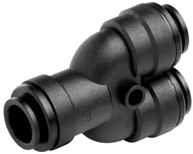 John Guest Speedfit Séparateur 2 voies Noir/collecteur 12 mm