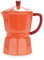 Balvi Mug Moka Color Rojo Taza en Forma de cafetera Italiana con Tapa Cerámica 350 ml