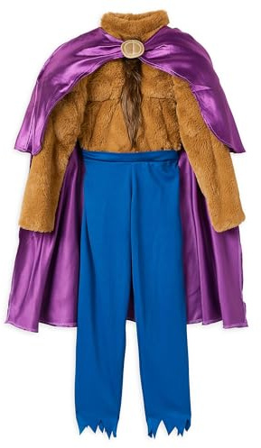 Disney Store Official Beast Costume for Kids, Beauty & the Beast, 4 Piece Outfit with Bodysuit, Cape, Gloves and Headpiece, Age 4