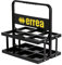 Errea Porte-bidons 6 gourdes Noir/Jaune Râtelier de Bouteilles Accessoire Sportif Montage au Sol