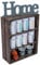 Kistenkolli Altes Land Flache Obstkiste Wilma weiß/Natur/geflammt/dunkel mit Zwei Einlegeböden/Zwischenbrettern ca 50x40x15cm/ Gewürzregal Apfelkiste/Weinkisten Ablageregal (Regalkiste Wilma dunkel)