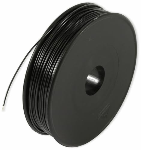 Modellbau-Litze, 1x0,09, 40m Spule, schwarz