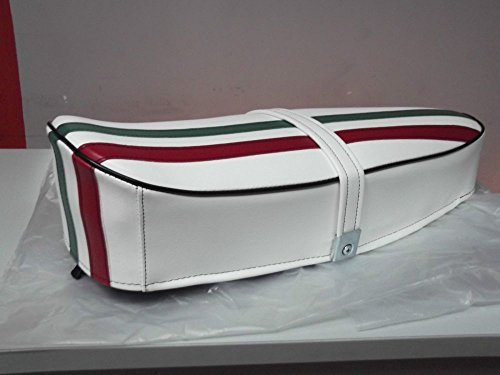 Sattel Piaggio Vespa 50 R N L 50 Special 125 ET3 Primavera Weiß Ital Dreifarbig