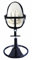 Bloom Fresco Chrome Moderner Babystuhl, nur Gestell, Schwarz