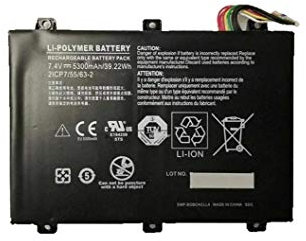 7XINbox 2ICP7/55/63-2 7.4V 5300mAh 39.22Wh Batterie de Remplacement pour Simplo SMP-BOBCACLL4, 2ICP7/55/63-2, ix101b2 Tablet