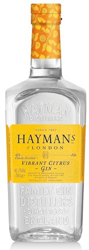 NEW Hayman's Vibrant Citrus Gin 70cl | Enticing Citrus Flavoured Gin | With Kumquat, Mandarin, Pomelo & Persian Lime | 41.1% ABV