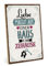 TypeStoff Holzschild mit Spruch – Zuhause – im Vintage-Look mit Zitat als Geschenk und Dekoration zum Thema Familie und Geborgenheit - HS-01013