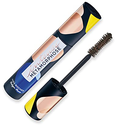 Yves Rocher COULEURS NATURE Mascara Intense Metamorfosi Brun, mascara per ciglia piene e occhi belli, 1 flacone da 7,8 ml