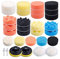 Polieraufsatz Akkuschrauber kit,31 Stück Schwamm Polierauflage set,80mm Polierschwämme Polierfell Polierset Polierteller für Polieraufsatz Akkuschrauber Poliermaschine M10 Bohrer Adapter
