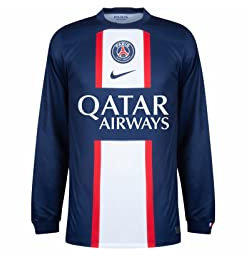 PARIS SAINT-GERMAIN Homme Psg Nk Df Stad Jsy Ls Hm T shirt Paris Saint Germain, Midnight Navy/White/Midnight Navy, L EU