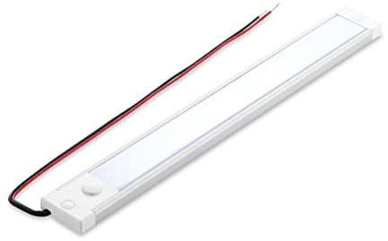 acegoo 12V LED Unterbauleuchte Wohnmobil Dimmbar Mit Integriertem Dimmschalter&Rotes Nachtlicht, unter Schrank Leuchten für Boot Yacht Wohnwagen Camper LKW, 305mm(4000K)