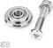 Fliesenschneider Rad 30000M- LNSYSNS 22 × 6 × 6mm Schneidrad Ersatzrad - mit Radstange - Metalllegierung Keramik Fliesenschneider - Zum Schneiden von Fliesen, Glas, Kachel