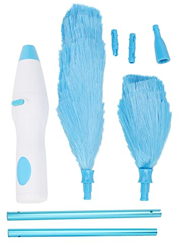 180° Bendable Electric Feather Duster Window Blinds Furniture Cleaning Tool with Blade Maid Ceiling Fan Cleaning Tool - Perfect Ceiling Fan Cleaner, Fan Duster
