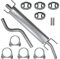 Polmo Mitteltopf Auspuff für Opel Astra 2 II G 3 III H 1.6 1.8