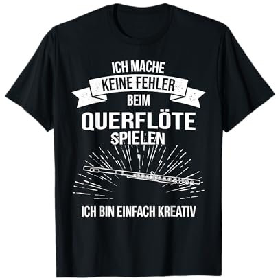 Querflötist Querflöte T-Shirt