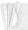 Topeedy Seidenpapier-Geschenkpapier, Weiß, 50 Blatt, 35 x 50 cm, silberfarbener Stern, Seidenpapier zum Verpacken von Weihnachten, Erntedankfest, Hochzeit, Geburtstag, Geschenkboxen oder