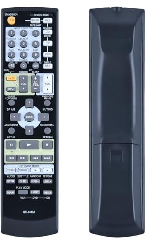 GOUYESHO Ersatz Fernbedienung RC-681M für Onkyo AV Receiver HTR-508 TXSR-505 TXSR-505E TXSR-575 HTR508 TXSR505 TXSR505E TXSR575 RC681M