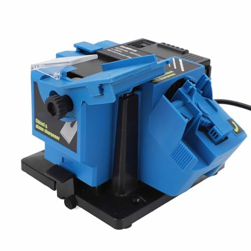 Afilador de Brocas con Potencia de 96 W, Cuchillo Multiusos Eficiente, Amoladora de Brocas para Afilar Tijeras, Afilador de Brocas Multiusos, Equipo de ángulos Ajustables