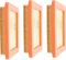 Daaxing Filtro dell'aria per Honda GCV145/170/200 HRU19/HRN216/HRX217/HRG466, accessori di ricambio per tosaerba, parte 17211-Z8B-901 (3 pezzi)