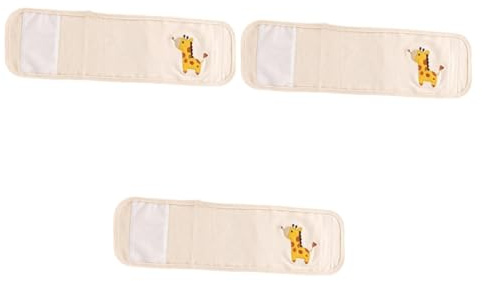 Vaguelly 3 Stücke Bauch Band Für Neugeborene Baumwolle Nabel Pflege Atmungsaktiv Einstellbare Giraffe Stickerei S Komfort